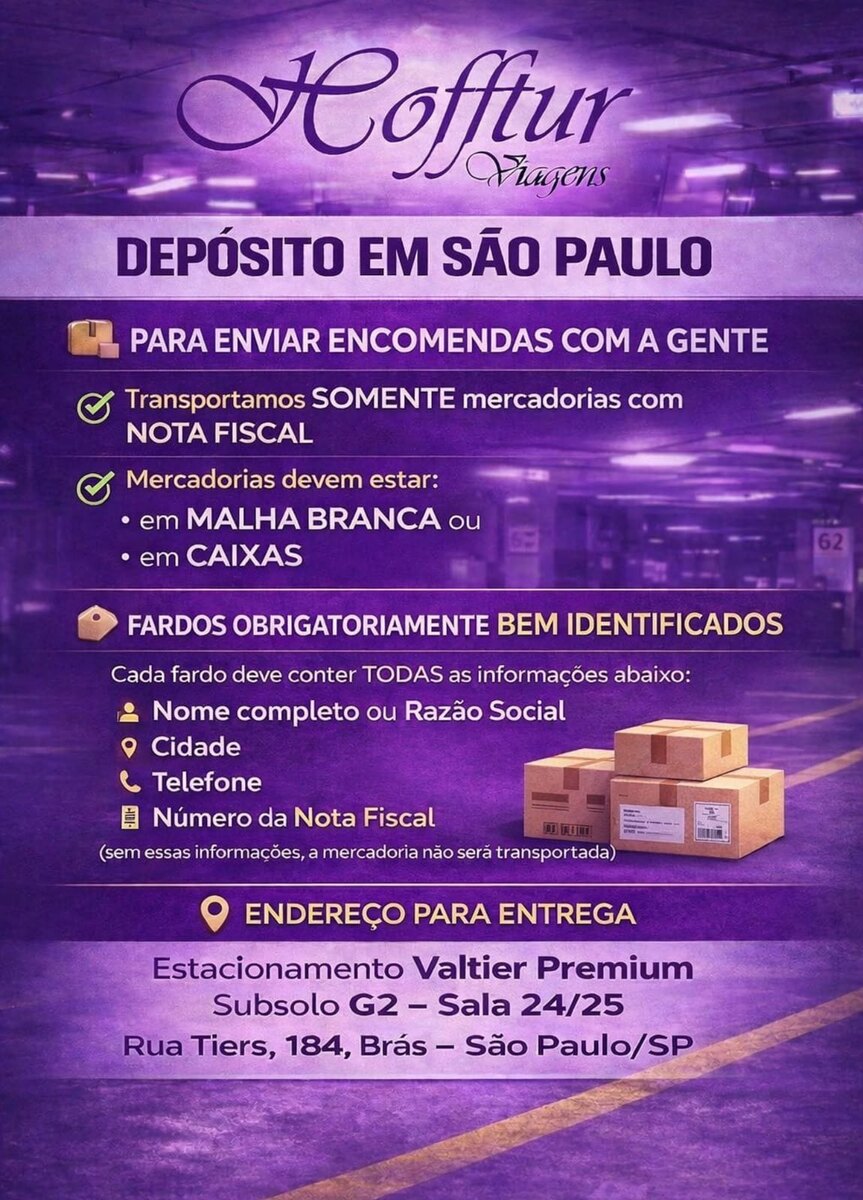 Depósito da Hofftur em São Paulo